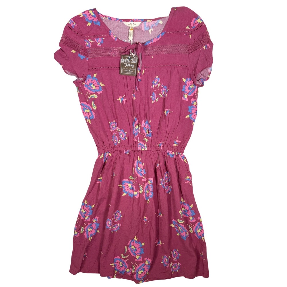 Matilda Jane Mini Dress Women's Size Small Art Class Adventure Begins New